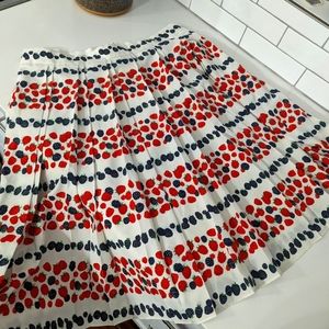 JCrew Ratti berry skirt